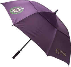 View Buying Options For The Omega Psi Phi Classic Jumbo Air-Vent Umbrella