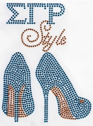 View Buying Options For The Sigma Gamma Rho Style Heels Heat Transfer