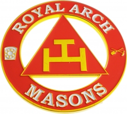 View Buying Options For The Royal Arch Masons Triple Tau Cut Out Heavy Weight Car Emblem