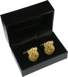 View Buying Options For The Iota Phi Theta Shield Sandblasted Cuff Links with Box