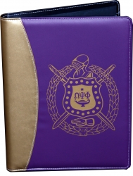 View Buying Options For The Omega Psi Phi Shield Padfolio