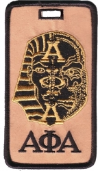 View Buying Options For The Alpha Phi Alpha 1/2 Ape 1/2 Sphinx Head Luggage Tag