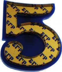 View Buying Options For The Sigma Gamma Rho Acrylic Line #5 Pin