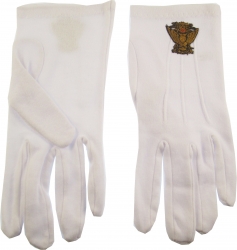 View Buying Options For The 33rd Degree Wings Up Emblem Mens Ritual Gloves