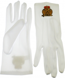 View Buying Options For The 33rd Degree Wings Down Emblem Mens Ritual Gloves