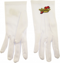 View Buying Options For The Order Of Cyrenes Cross & Crown Emblem Ladies Ritual Gloves