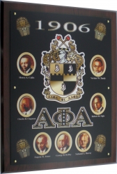 View Buying Options For The Alpha Phi Alpha Founders Acrylic Topped Wood Wall Plaque