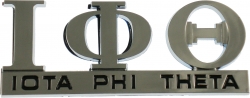 View Buying Options For The Iota Phi Theta Chrome Cut Out Car Emblem
