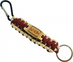 View Buying Options For The Kappa Alpha Psi Paracord Survival Key Chain w/Carabiner/Split Hook