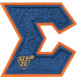 View Buying Options For The Sigma Gamma Rho Letter Shield Chenille Sew-On Patch