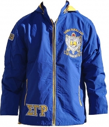 View Buying Options For The Big Boy Sigma Gamma Rho Divine 9 S3 Ladies Hooded Windbreaker Jacket
