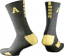 View Buying Options For The Alpha Phi Alpha Greekfeet Mens Athletic Dri-Fit Crew Socks