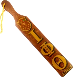 View Buying Options For The Iota Phi Theta Printed Symbol Crest Wood Paddle