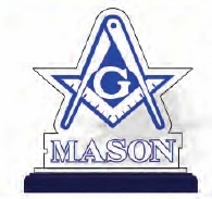 View Buying Options For The Mason Acrylic Desktop Crest With Wooden Base