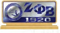 View Buying Options For The Zeta Phi Beta Wood Desk Top Founders Piece