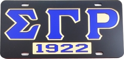 View Buying Options For The Sigma Gamma Rho 1922 Mirror Insert Car Tag License Plate