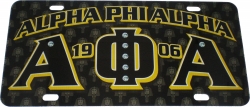View Buying Options For The Alpha Phi Alpha Printed Founder License Plate