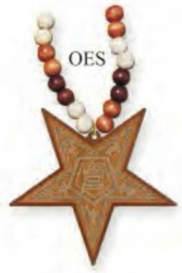 View Buying Options For The Eastern Star Wood Bead Tiki Crest Laser Engraved Medallion