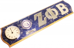 View Buying Options For The Zeta Phi Beta Wood Wall Clock
