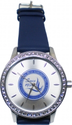 View Buying Options For The Zeta Phi Beta Sorority Seal Leather Band Watch