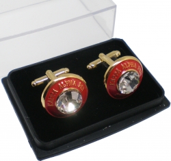 View Buying Options For The Kappa Alpha Psi Diamond Cut Signet Stone Mens Cuff Links