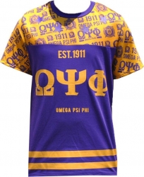 View Buying Options For The Big Boy Omega Psi Phi Divine 9 Mens Sublimation Jersey Tee