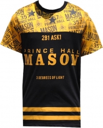 View Buying Options For The Big Boy Prince Hall Mason Divine Mens Sublimation Jersey Tee