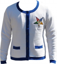 View Buying Options For The Big Boy Eastern Star Divine Heavy Weight Ladies Cardigan