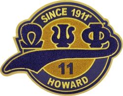 View Buying Options For The Omega Psi Phi Chenille Tail Sew-On Patch