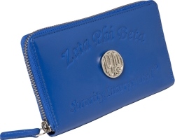View Buying Options For The Zeta Phi Beta Ladies Embossed Soft Leather Wallet