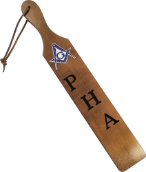 View Buying Options For The Prince Hall Mason PHA Traditional Wood Paddle