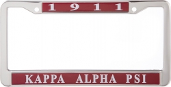 View Buying Options For The Kappa Alpha Psi 1911 Metal License Frame
