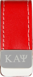 View Buying Options For The Kappa Alpha Psi Mens Laser Engraved Money Clip with Leather