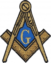 View Buying Options For The Mason Symbol Iron-On Patch