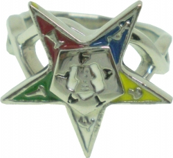 View Buying Options For The Eastern Star Symbol Ladies Ring