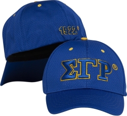 View Buying Options For The Sigma Gamma Rho Sorority 3 Letter Polymesh Ladies Cap