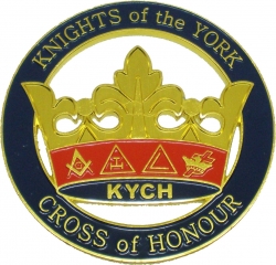 View Buying Options For The Knights of the York Cross of Honour Cut Out Heavy Weight Car Emblem