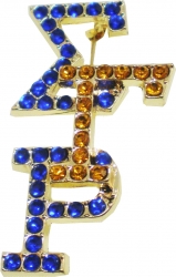 View Buying Options For The Sigma Gamma Rho Crystal Overlap Letters Pin