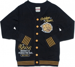 View Buying Options For The Big Boy Arkansas at Pine Bluff Golden Lions S4 Light Weight Ladies Cardigan