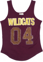 View Buying Options For The Big Boy Bethune-Cookman Wildcats S2 Rhinestone Ladies Tank Top