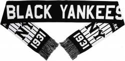 View Buying Options For The Big Boy New York Black Yankees Baseball Scarf