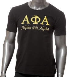 View Buying Options For The Alpha Phi Alpha 3D Embroidered Signature Mens T-Shirt