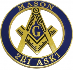 View Buying Options For The Mason Symbol Cut Out Heavy Weight Car Emblem