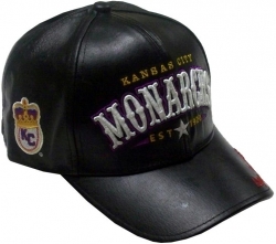 View Buying Options For The Big Boy Kansas City Monarchs Legends S041 Mens Leather Baseball Cap