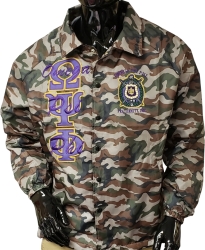 View Buying Options For The Buffalo Dallas Omega Psi Phi Camo Crossing Line Jacket
