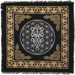 View Buying Options For The New Age Kabbalah Geometric Tree of Life Altar Cloth