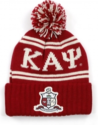 View Buying Options For The Big Boy Kappa Alpha Psi Divine 9 S251 Mens Beanie With Ball