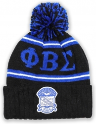 View Buying Options For The Big Boy Phi Beta Sigma Divine 9 S251 Mens Beanie With Ball