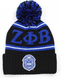 View Buying Options For The Big Boy Zeta Phi Beta Divine 9 S251 Womens Beanie With Ball