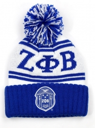 View Buying Options For The Big Boy Zeta Phi Beta Divine 9 S251 Womens Beanie With Ball